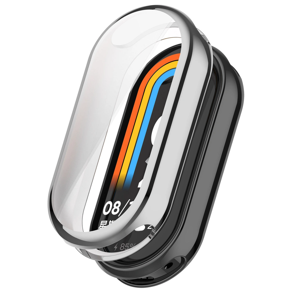 Plecki ze szkłem Bizon Case Watch Felipe dla Xiaomi Smart Band 10
